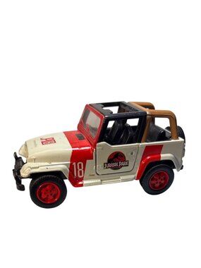 Jurassic Park Jeep Wrangler 1/32 Scale Diecast Model By Jada Toys